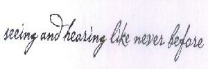 Seeing And Hearing Like Never Before Device mark 1594303 Trademark