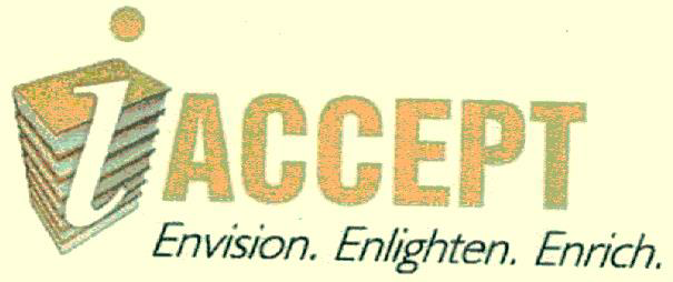 I Accept Envision,enlighten,enrich Device mark 1936531 Trademark