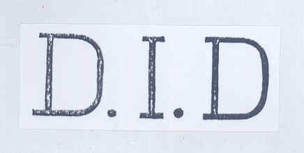 D.i.d (label) Device mark 1609738 Trademark
