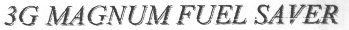 3g Magnum Fuel Saver Device mark 1609608 Trademark