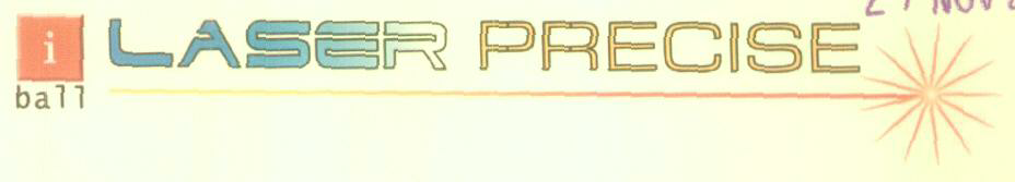 I Ball Laser Precise (label) Device mark 1625225 Trademark