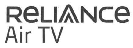 Reliance Air Tv Device mark 1640449 Trademark