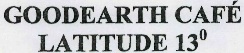 Goodearth Cafe Latitude 13 Device mark 1950639 Trademark