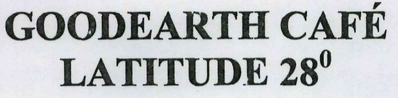 Goodearth Cafe Latitude 28 Device mark 1950648 Trademark