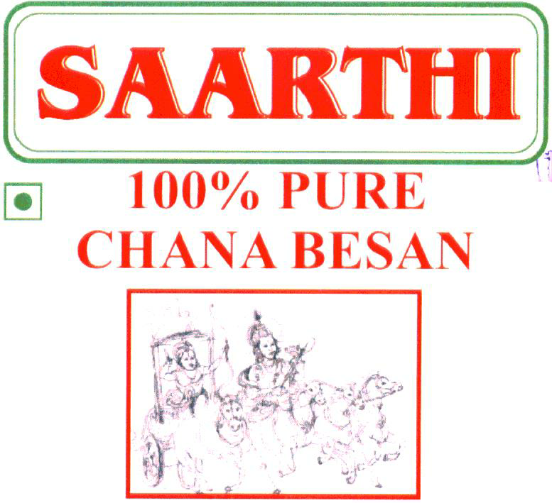 Saarthi 100% Pure Chana Besan Device mark 1921102 Trademark