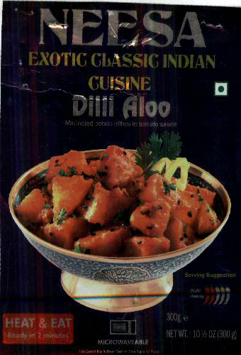Neesa Exotic Classic Indian Cuisine Device mark 1921911 Trademark