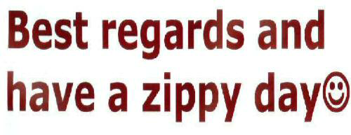 Best Regards And Have A Zippy Day Device mark 1981617 Trademark