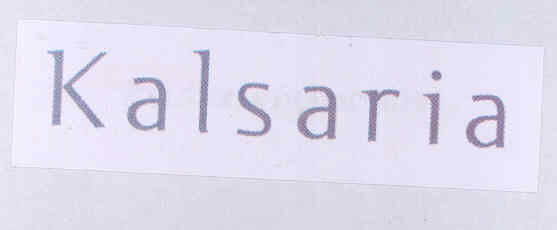 Kalsaria Device mark 1742767 Trademark