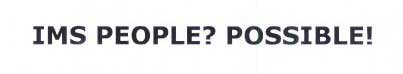 Ims People ? Possible ! Device mark 1950163 Trademark