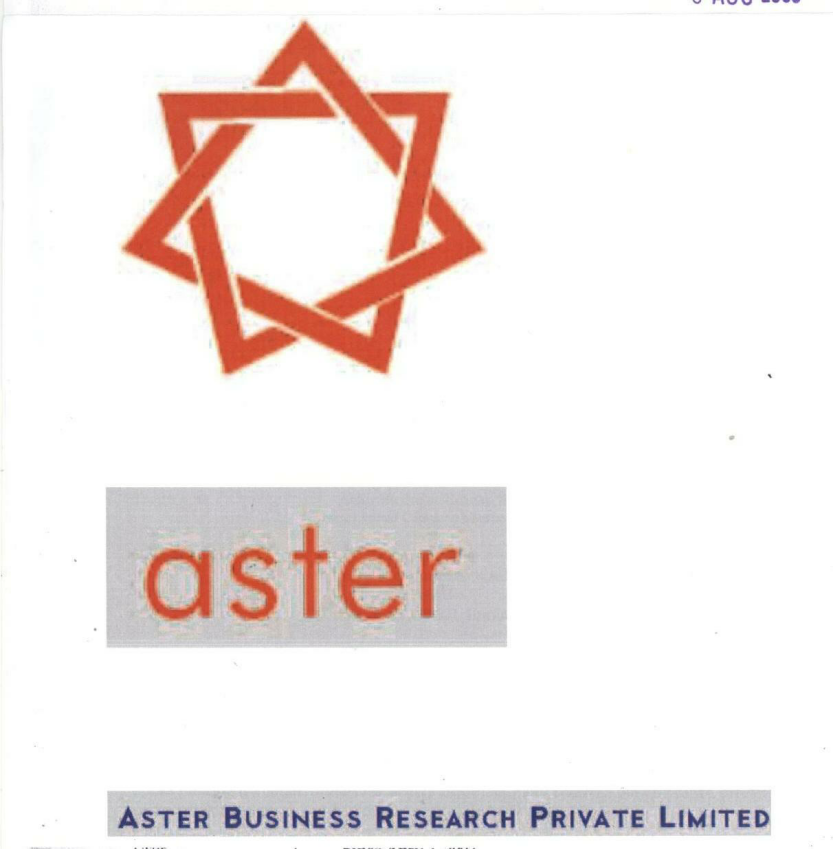 Aster (label) Device mark 1718521 Trademark
