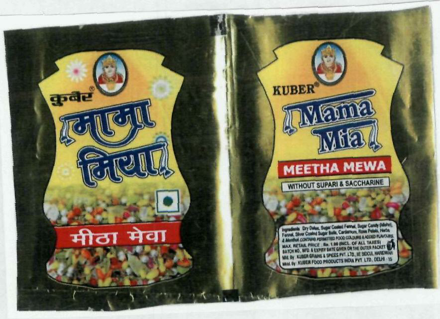Kuber Mama Mia Device mark 1957263 Trademark