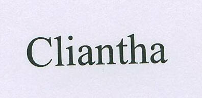 Cliantha Device mark 1777501 Trademark
