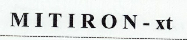 Mitiron - Xt ( Label ) Device mark 1778292 Trademark