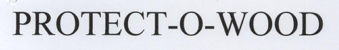 Protect-o-wood ( Label ) Device mark 1778296 Trademark