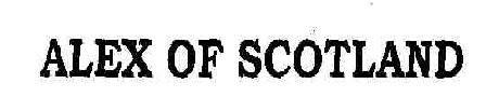 Alex Of Scotland Device mark 1809629 Trademark