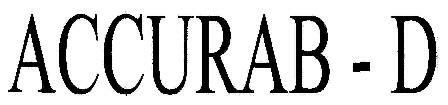 Accurab-d Device mark 1809055 Trademark