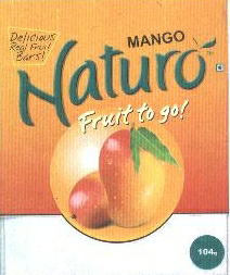Mango, Naturo Fruit To Go! Device mark 1795155 Trademark