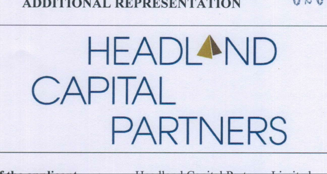 Headland Capital Partners Device mark 2076992 Trademark