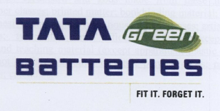 Tata Batteries (green) (label) Device mark 1794032 Trademark