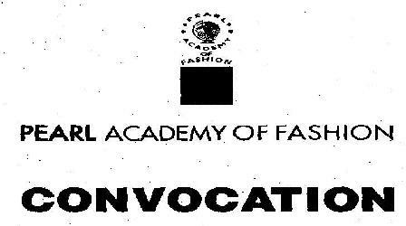 Pearl Academy Of Fashion Convocation Device mark 2061240 Trademark