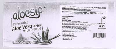 Aloesip Device mark 1869367 Trademark