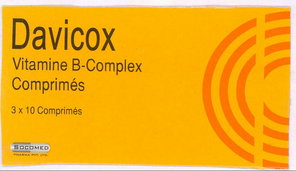 Davicox Vitamin B-complex Tablets Device mark 2086057 Trademark