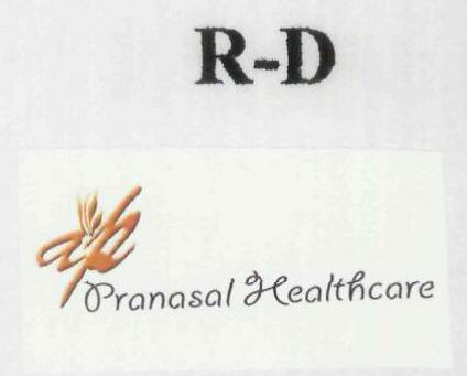 R-d Pranasal Healthcare Device mark 1854843 Trademark