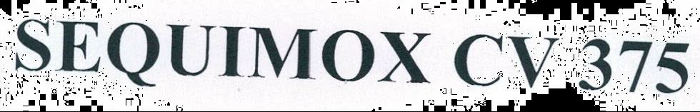 Sequimox Cv 375 Device mark 2160750 Trademark