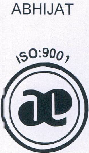 Abhijat Iso : 9001 Device mark 2091074 Trademark