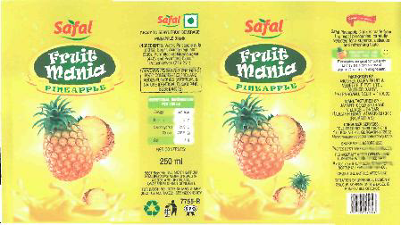Fruit Mania (label) Device mark 2122145 Trademark