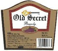 Old Secret Brandy Device mark 1884920 Trademark