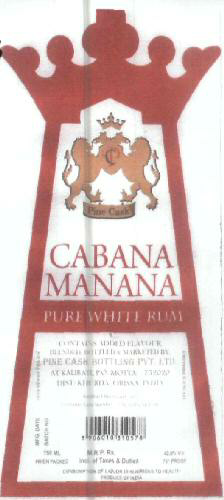 Cabana Manana Device mark 1916875 Trademark