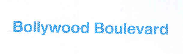 Bollywood Boulevard (label) Device mark 1749530 Trademark
