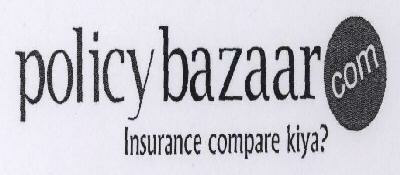 Policy Bazaar.com Insurance Compare Kiya? Device mark 1764848 Trademark