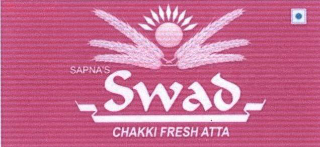 Sapnas Swad (label) Device mark 2145353 Trademark