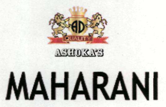 Ashoka's Maharani(label) Device mark 2181750 Trademark