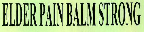 Elder Pain Balm Strong Device mark 2266523 Trademark