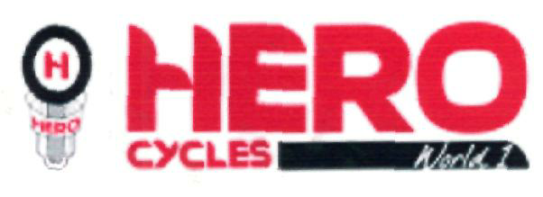 H Hero Cycles (lable) Device mark 2266726 Trademark