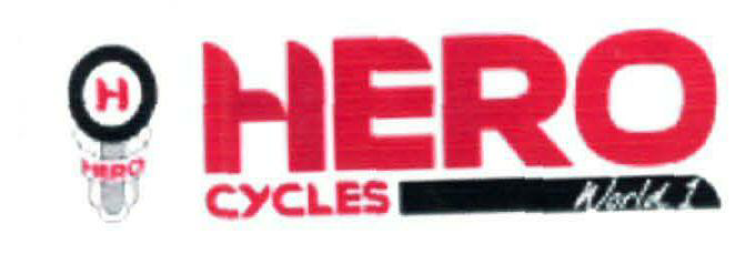 H Hero Cycles (lable) Device mark 2266727 Trademark