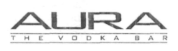Aura The Vodka Bar (logo) Device mark 2236804 Trademark