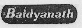 Baidyanath (label) Device mark 2220162 Trademark