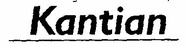 Kantian (label) Device mark 1428482 Trademark