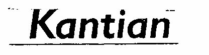 Kantian (label) Device mark 1428486 Trademark