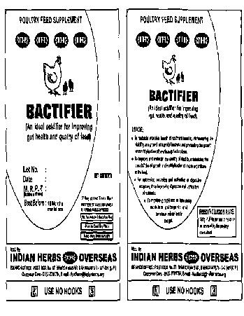 Bactifier (label) Device mark 2252013 Trademark