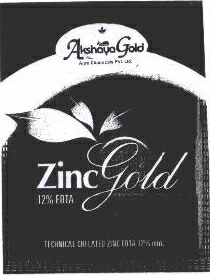 Akshaya Gold Agro Chemicals Pvt.ltd. Zinc Gold 12% Edta Device mark 2054496 Trademark