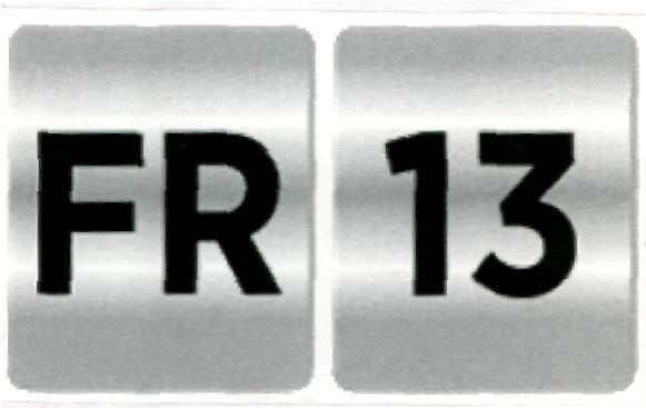 Fr 13 (label) Device mark 2257388 Trademark