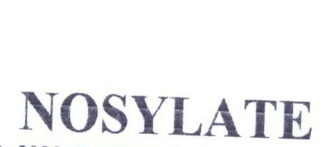 Nosylate Device mark 1489783 Trademark