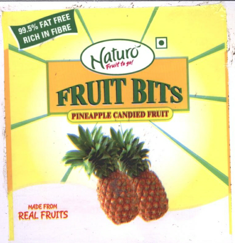 Naturo Fruit Bits Pineapple Candied Fruit Device mark 2325871 Trademark