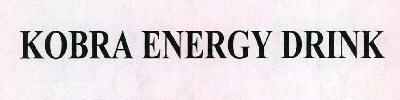 Kobra Energy Drink Device mark 2325887 Trademark