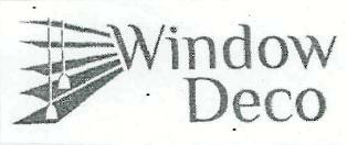Window Deco Device mark 2331910 Trademark